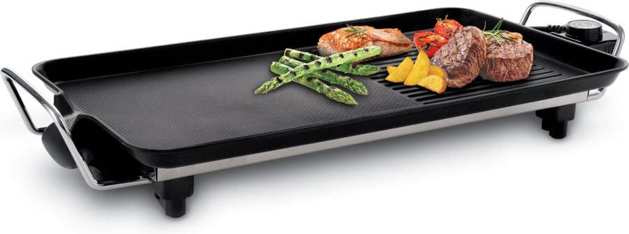 Fritel GT 1375 Grill & Teppanyaki in 1 48 cm massieve aluminium bakplaat 1 tot 2 personen