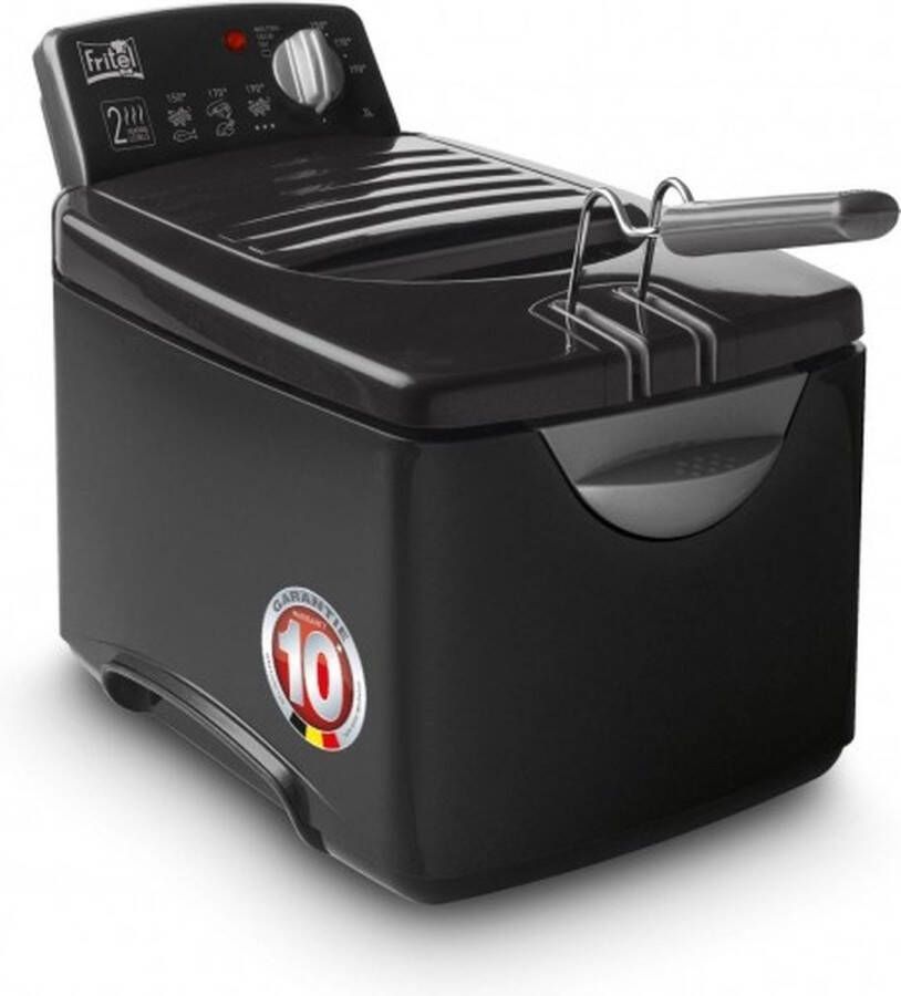 Fritel Turbo SF 4178 Frituurpan friteuse 3l + 2300W automatisch filterdeksel ook voor vast vet