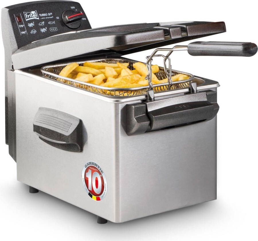 Fritel Turbo SF 4345 Frituurpan friteuse 4l + 3200W ook voor vast vet