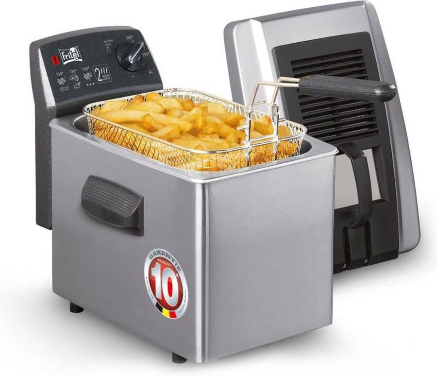 Fritel Turbo SF 4371 Frituurpan friteuse 4l + 3200W ook voor vast vet