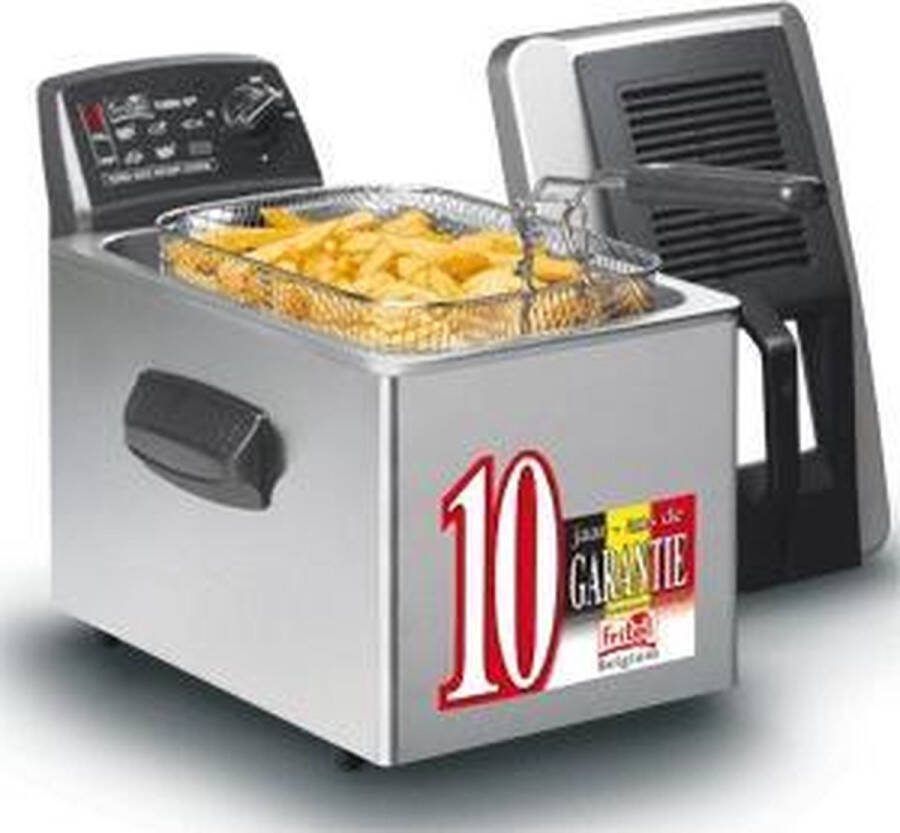 Fritel Turbo SF 4571 Frituurpan friteuse 5l + 3200W ook voor vast vet