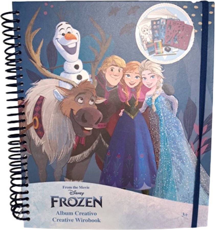 Frozen 2 Frozen creatief album- Kleurboek Stickers Stiften a4 formaat