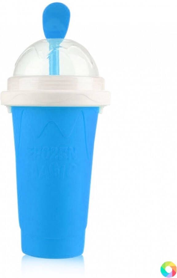 Frozen Magic EZLife Slush Puppy Beker Blauw Slush Beker Maker Blue Slushy Cup DIY smoothie cup