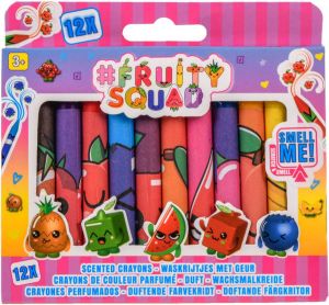 Fruity Squad Krijtjes Met Geur : 12 Stuks Krijtjes voor Kinderen Fruitgeur Krijtjes Wascokrijt 12 Krijtjes