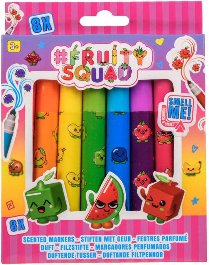 Fruity Squad Fruitysquad Stiften Met Bredepunt Met Geur 8-Pack