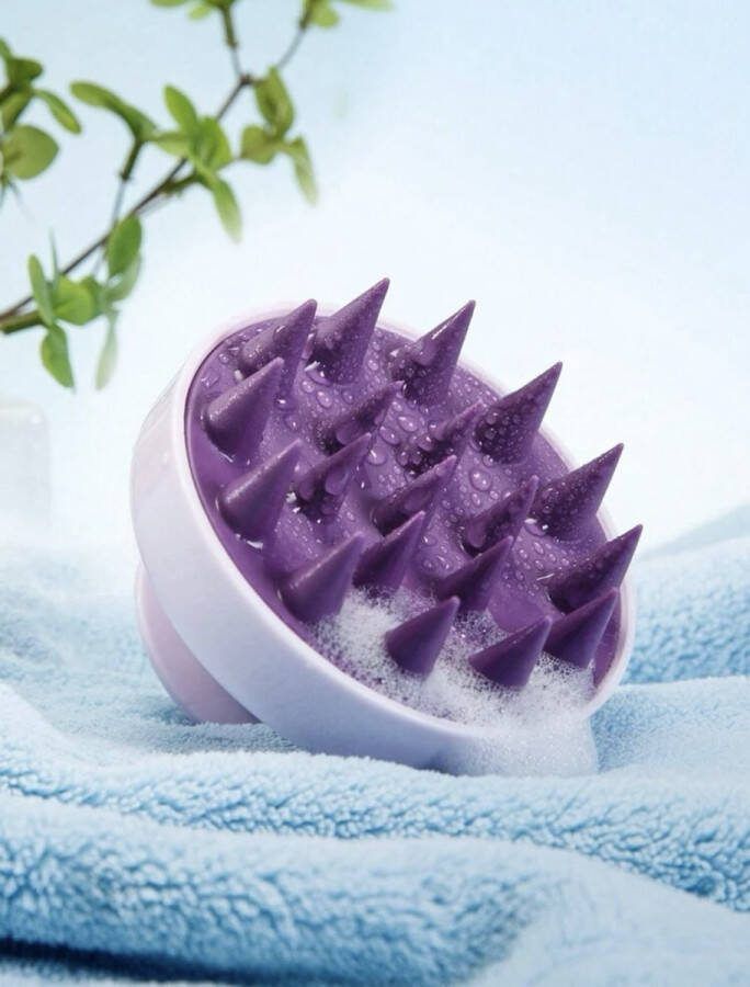 Frutsies Scalp massager siliconen haarborstel scalp brush massage borstel hoofdhuid massage borstels head massager shampoo borstel