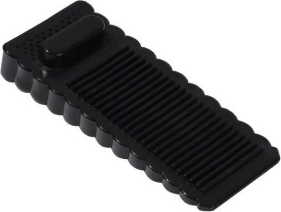 FSW-Products FSW-s Deurstopper Zwart Deurbuffer Siliconen Muurbeschermer Deurstopper Vloer 9.5x3.8 CM Deurwig Deurvastzetter Binnen Zelfklevend
