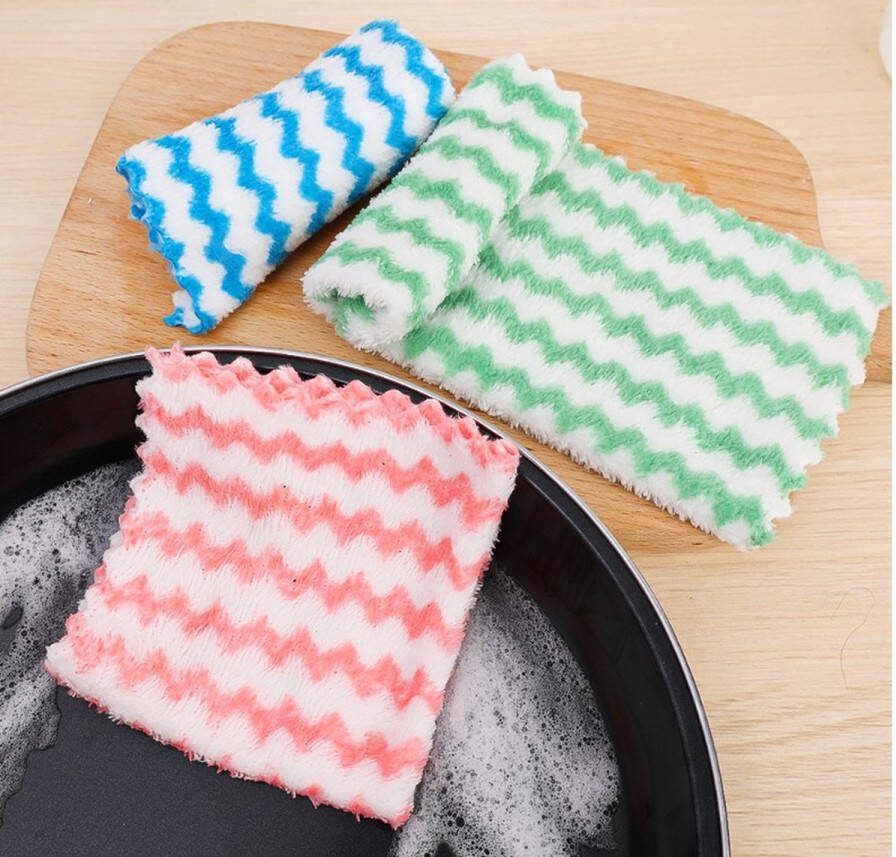 FSW-Products FSW-s Vaatdoek 1 Stuk Willekeurige kleur Microvezel Poetsdoek Schoonmaakdoek Extra Zacht Handdoek