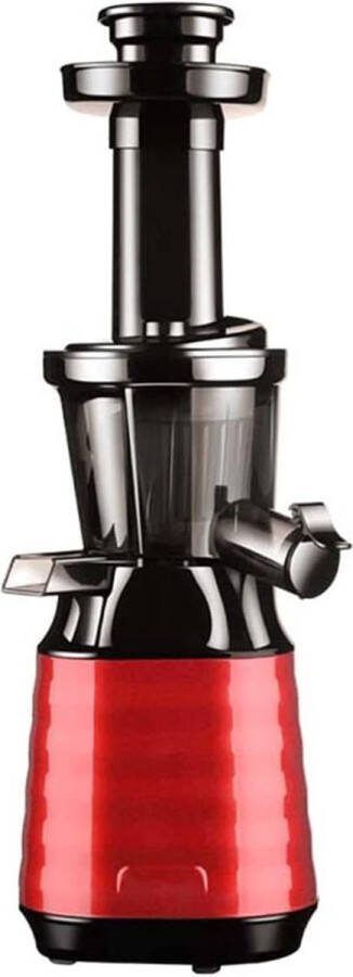 Fuegobird Slowjuicer Voor Groente en Fruit 800ml Rood