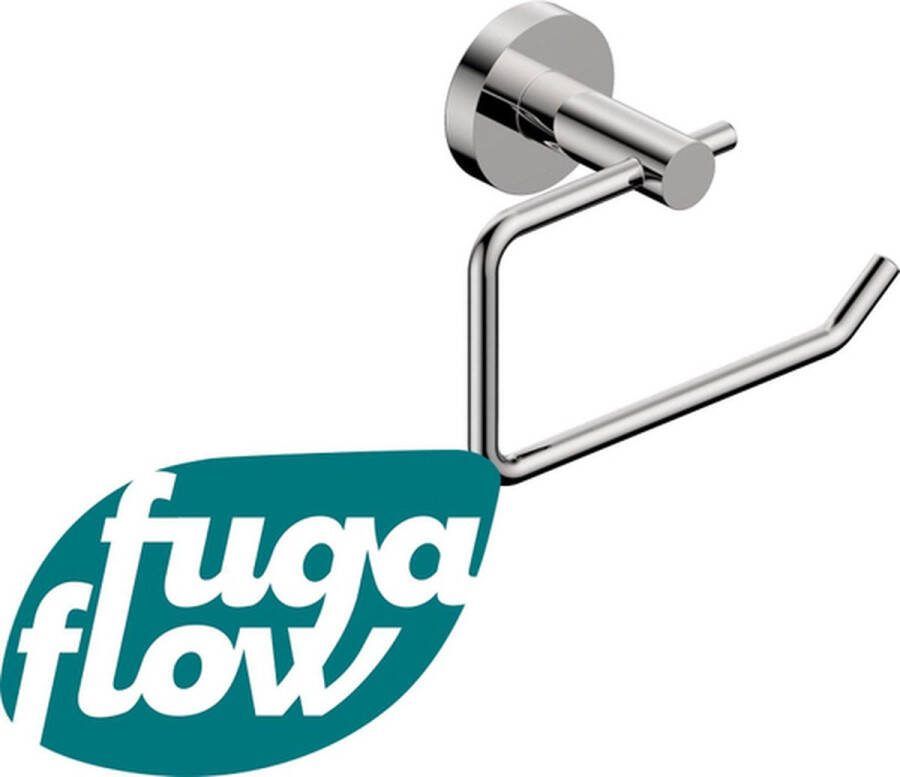 FugaFlow Eccelente Acces Toiletrolhouder zonder klep rond chroom