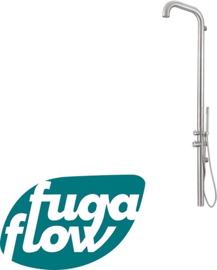 FugaFlow Eccelente Sobrado Badkamer Original Buitendouche RVS 316 handdouche wandmodel geborsteld RVS