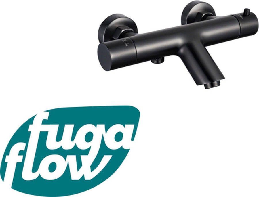 FugaFlow Eccelente Sobrado Badkamer Thermostatische Badkraan Mat Zwart