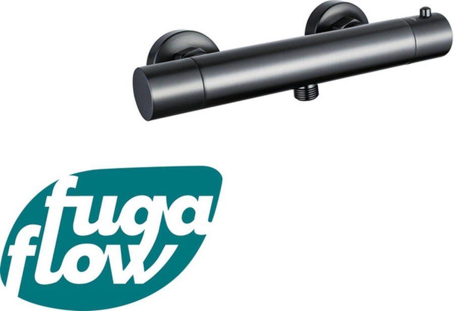 FugaFlow Eccelente Sobrado Badkamer Thermostatische Douchekraan opbouw Gunmetal PVD