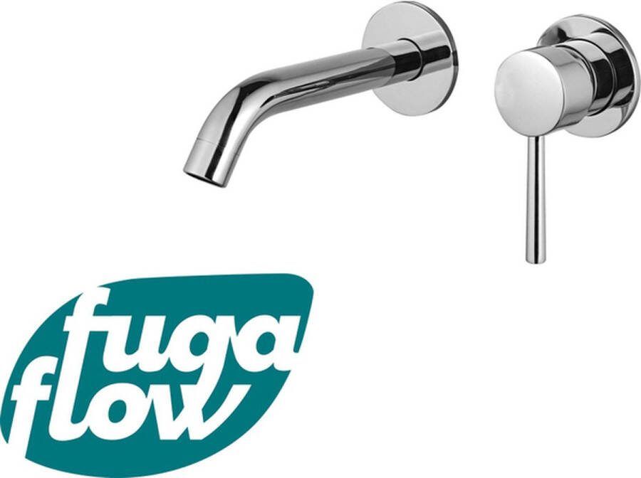 FugaFlow Eccelente Sobrado Badkamer Wastafelkraan inbouw met inbouwdeel chroom
