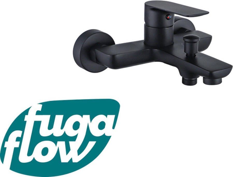 FugaFlow Efficiente Sobrado bad- douchekraan opbouw zwart