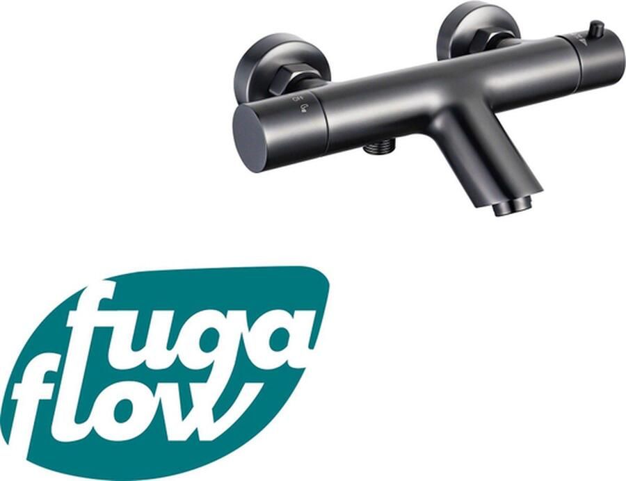 FugaFlow Eccelente Sobrado Badkamer Thermostatische Badkraan Gunmetal PVD