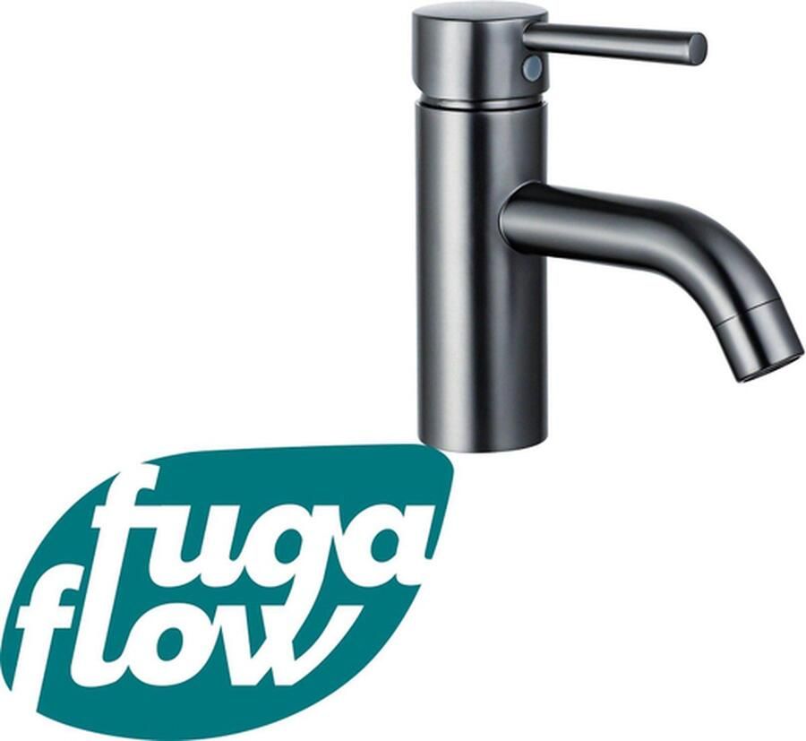 FugaFlow Eccelente Sobrado Badkamer Wastafelkraan 14.6cm opbouw gunmetal PVD