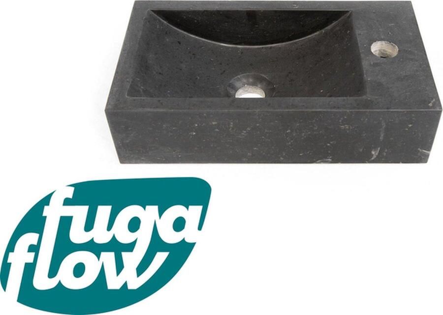 FugaFlow Efficiente Arredo Fontein 22x40x10cm natuursteen donker