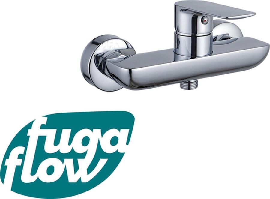 FugaFlow Efficiente Sobrado douchekraan opbouw chroom