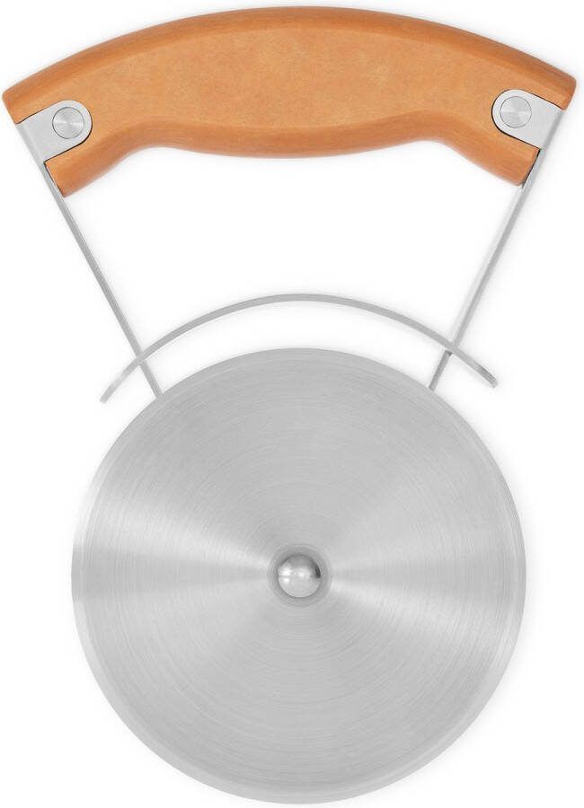 Full Circle Slice Pizzaroller RVS Eko Pizzasnijder met beschermhoes Pizzames- Vaatwasserbestendig