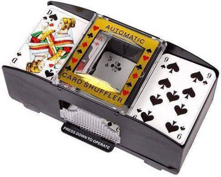 Fun & Feest Party Gadgets Speelkaarten schudmachine op batterijen