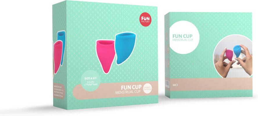 Fun Factory Fun Cup Menstruatiecup Small Roze & Turquoise