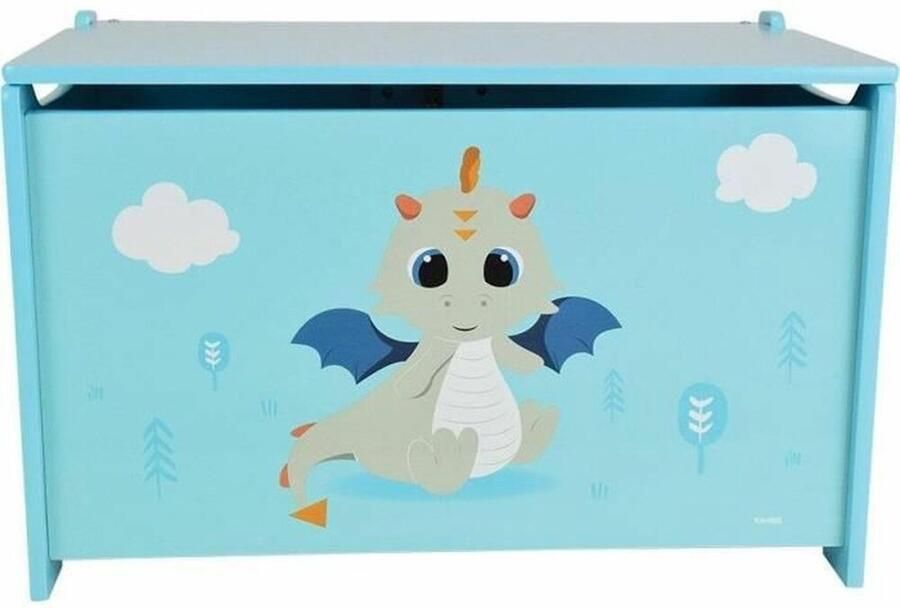 Fun House Leon The Dragon Houten Speelgoedkist ± 40 X 58 X 36 cm Voor Kinderen