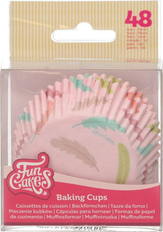 FunCakes Baking Cups Pastel Veren 48 Stuks Cupcake Vormpjes Papier
