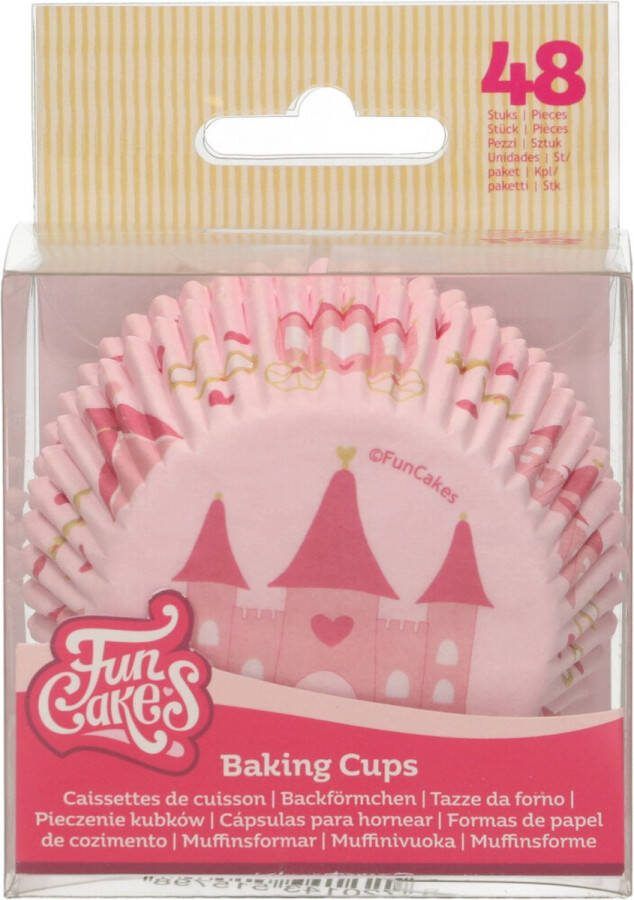 FunCakes Baking Cups Prinses 48 Stuks Cupcake Vormpjes Papier