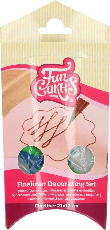 FunCakes Wegwerp Spuitzakken met Afsluitbare Spuitmondjes Set 10