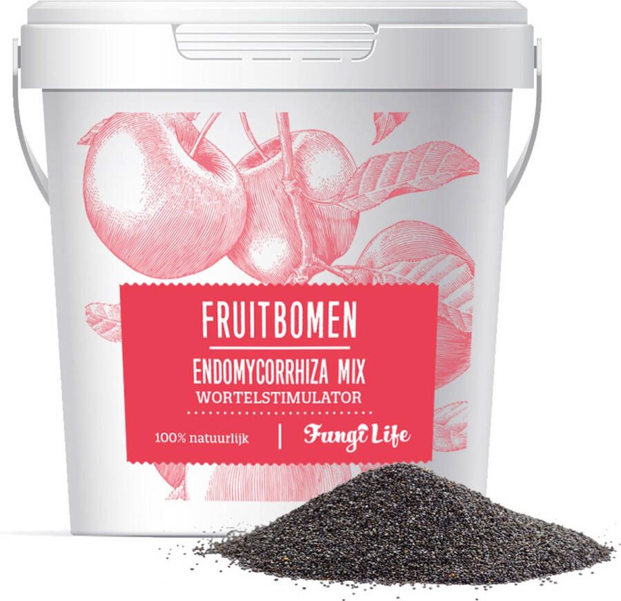 FungiLife Mycorrhiza Mix Fruitbomen (in pot of met kluit) 500Gr Endomycorrhiza