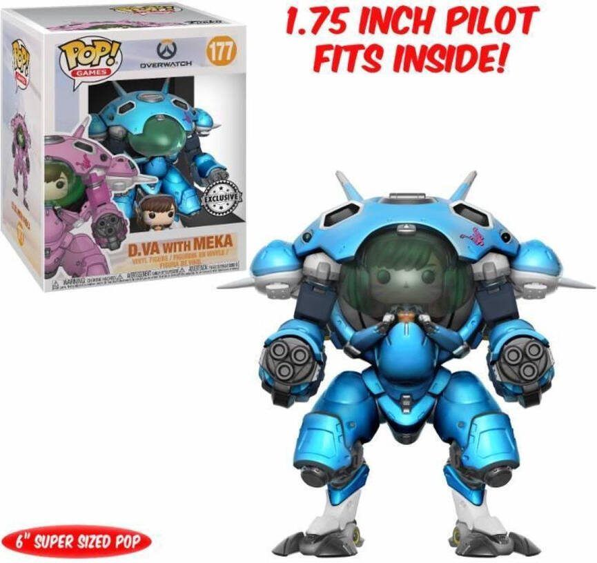 Funko 6 inch Blueberry D. Va and Mech #177 Limited Editie Overwatch Games POP!