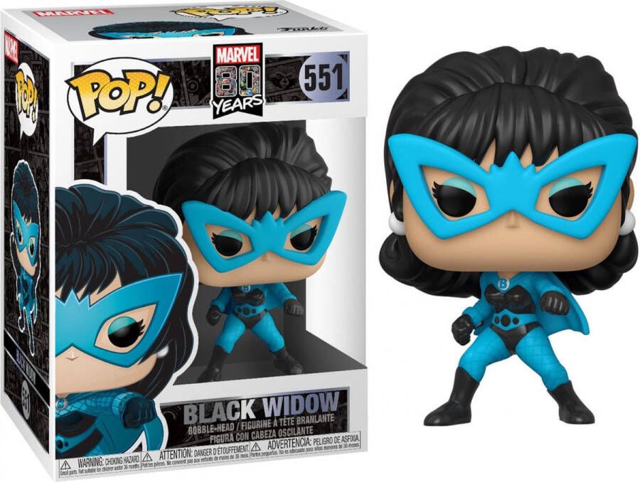 Funko Black Widow Marvel 80 years Pop! #551 | Pops Vinyl | Pop Toys | Speelgoed voor kinderen