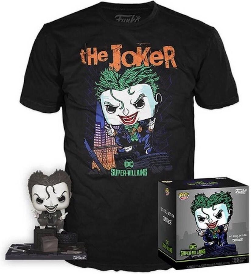 Funko DC Comics Jim Lee The Joker Pop and short sleeve T-Shirt Pop Box Size M