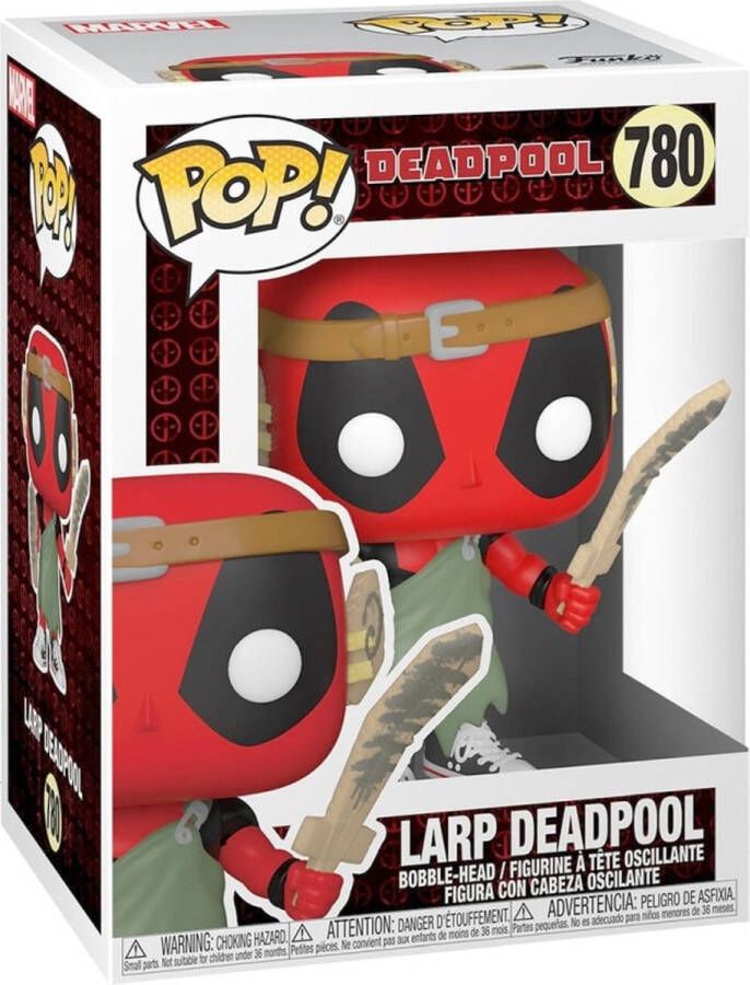 Funko Deadpool Verzamelfiguur Pop! Vinyl Marvel 30th LARP Deadpool Multicolours