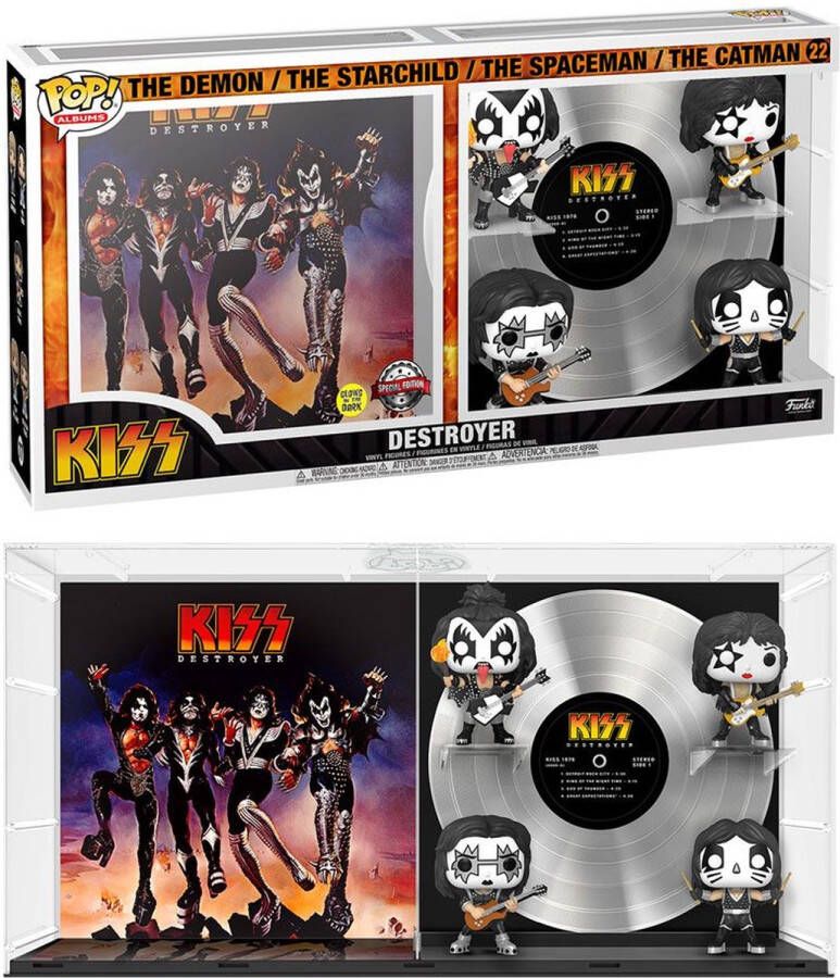 Merkloos Sans marque Kiss POP Album DLX N° 22 Destroyer GITD