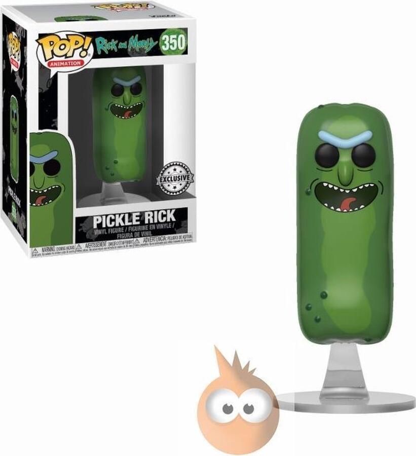 Funko Pop! Animation: Rick and Morty Pickle Rick #350 PX Previews Exclusive