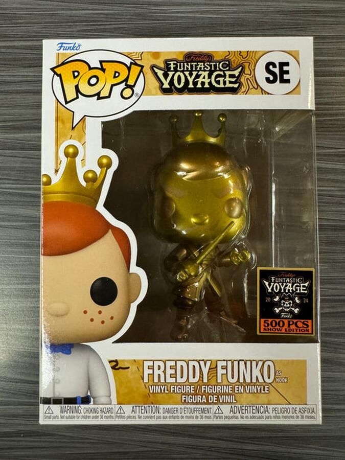 Funko Pop! Funtastic Voyage Freddy as Captain Hook (Gold) 500LE Show Edition