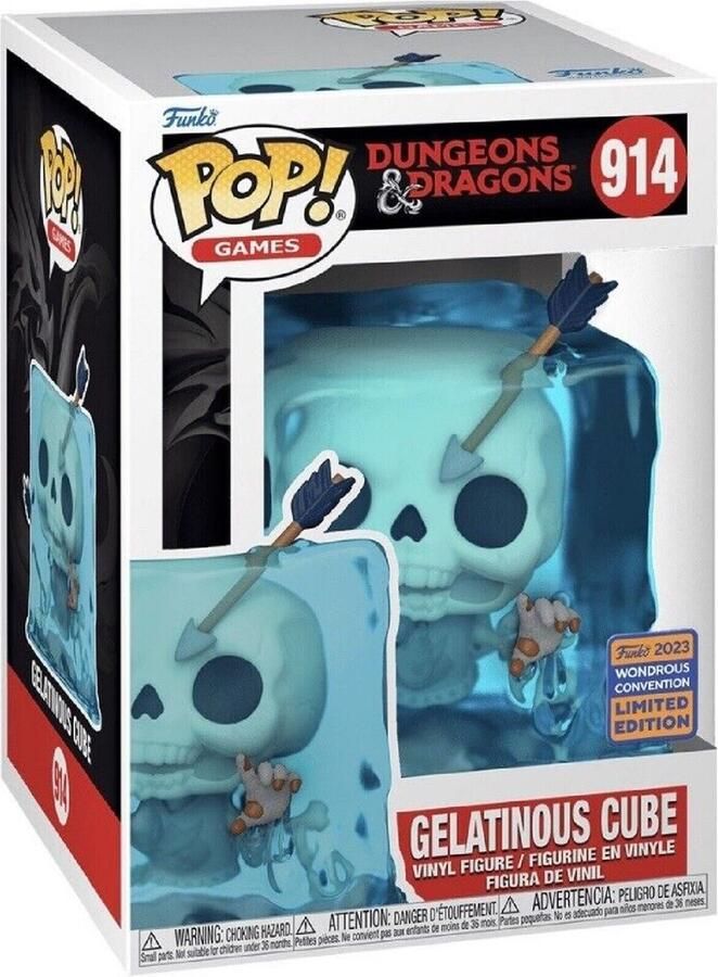 Funko Pop! Games: Dungeons & Dragons Gelatinous Cube #914 Convention Exclusive LE