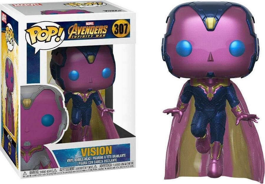 Funko Pop! Marvel: Avengers Infinity War Vision #307 Hot Topic Exclusive