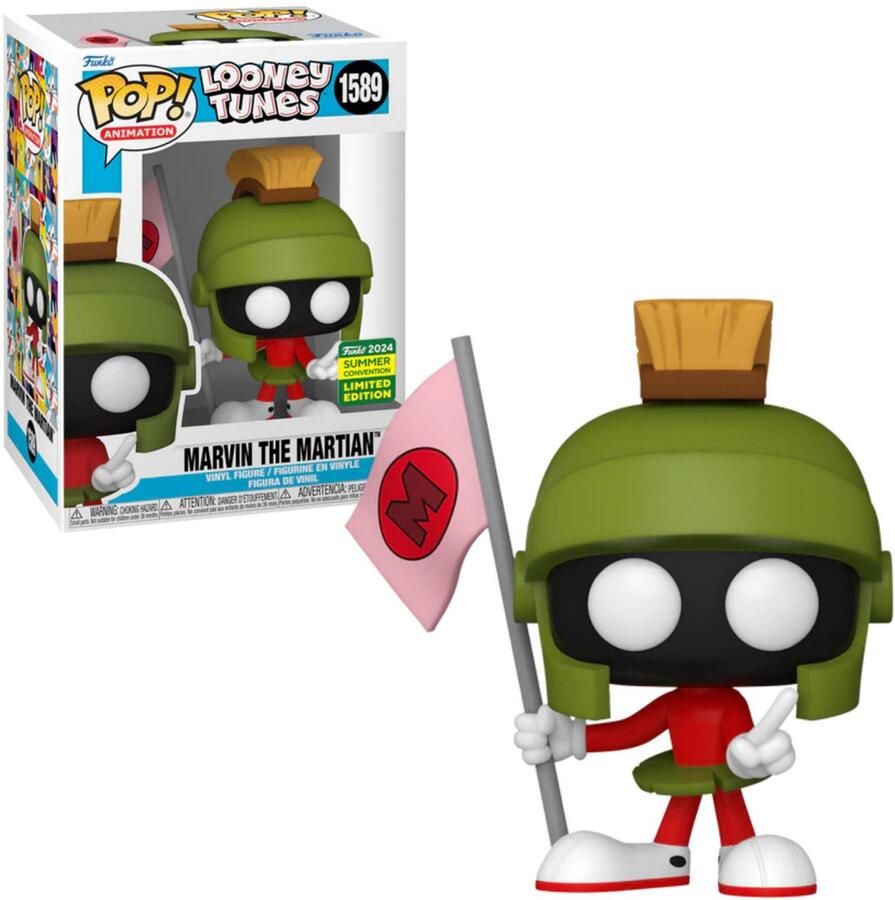 Funko POP! MARVIN THE MARTIAN 1589 LOONEY TUNES SDCC 2024 Exclusive