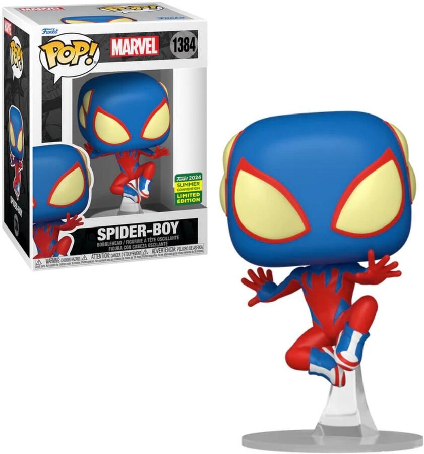 Funko POP! SPIDER-BOY -1384 MARVEL SDCC 2024 Exclusive