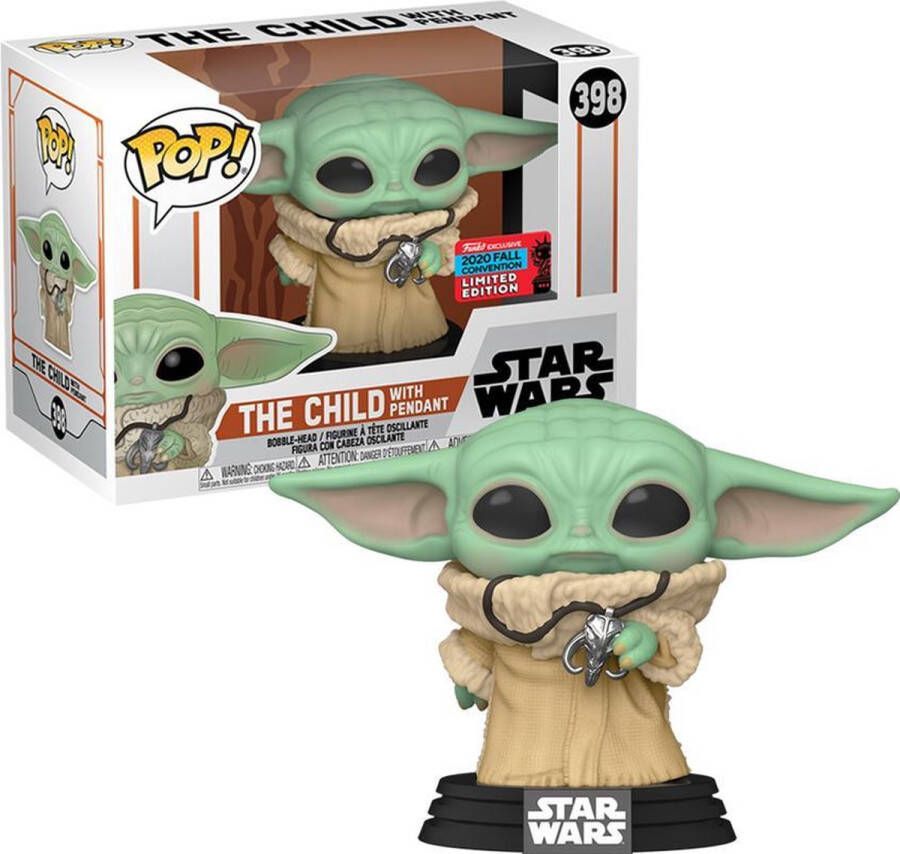 Funko Pop! Star Wars The Child With Pendant #398 NYCC 2020 Shared Exclusive-Primark