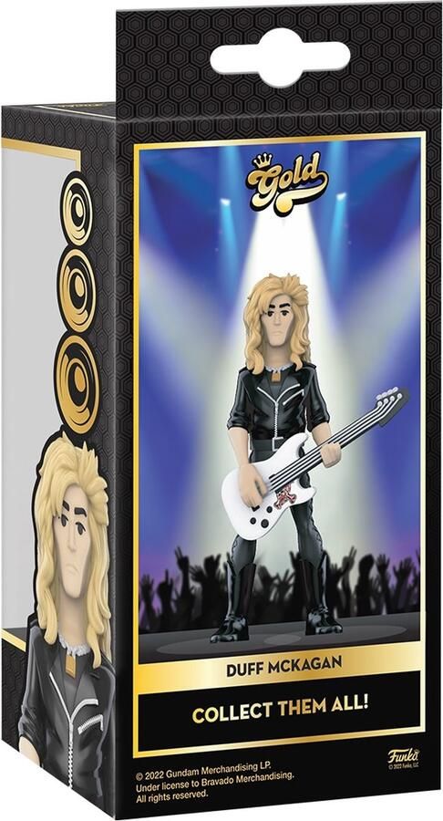Funko Vinyl Gold 5: Guns N Roses Duff (kans op speciale Chase editie)