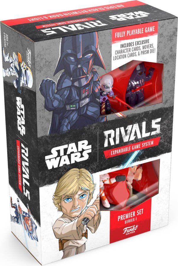 Funko Games Star Wars Rivals Premier Set Kaartspel Uitbreidbaar spel Verzamel alle 30 personages Engelstalig