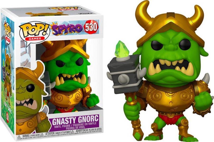 Funko Gnasty Gnorc Spyro Pop! #530 | Pops Vinyl | Pop Toys | Speelgoed voor kinderen