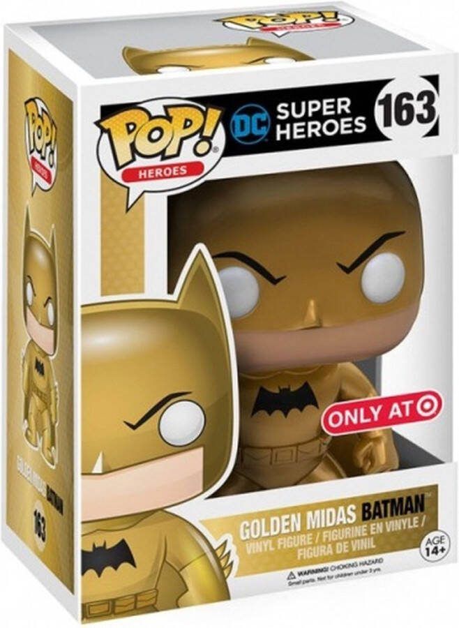 Funko Golden Midas Batman DC Super Heroes Pop Heroes Target Exclusive #163