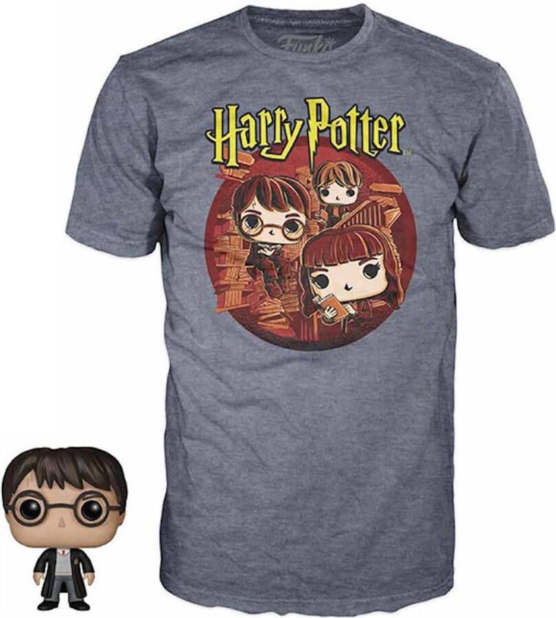 Funko Harry Potter Trio Short Sleeve T-Shirt with Mini POP! Size XL (11-12 year)