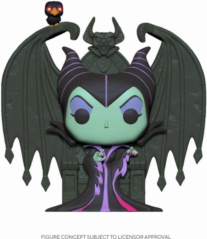 Funko Maleficent on Throne Pop! Deluxe Disney Villains Figuur