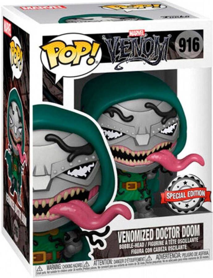 Funko Pop! Marvel: Venom Venomized Dr. Doom (with Glow in the Dark Chase) US Exclusive